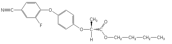 Selective Cyhalofop Butyl herbicide Chemical Pesticide 122008-85-9 , White powder