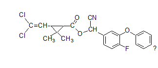 Contact Beta Cyfluthrin non systemic insecticide CAS 68359-37-5