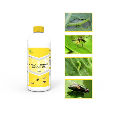 Chlorpyrifos 48%EC broad spectrum insecticide systemic pesticide cas 2921-88-2 supplier