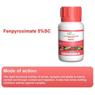 Fruit , Citrus Agro chemical Acaricide Products Fenpyroximate 5%SC supplier