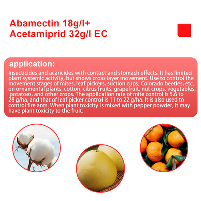 Abamectin 5g/L + Pyridaben 80g/L EC Acaricide Biochemical Pesticides supplier