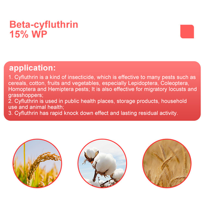 Contact Beta Cyfluthrin non systemic insecticide CAS 68359-37-5 supplier