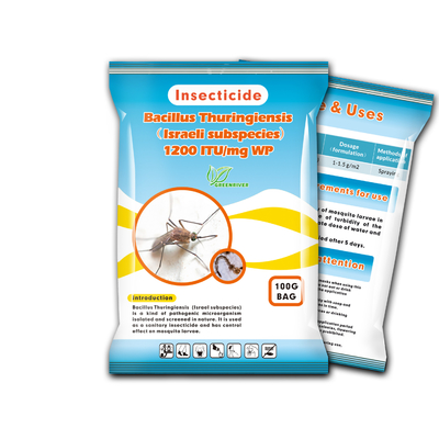 White powder Bacillus thuringiensis Insecticide for lepidopterous larvae control supplier
