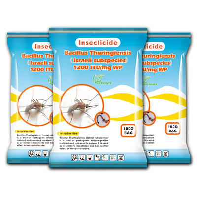 White powder Bacillus thuringiensis Insecticide for lepidopterous larvae control supplier
