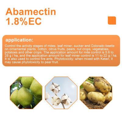 Abamectin leaf miner Insecticide Biological Pesticides / potato bug insecticide supplier