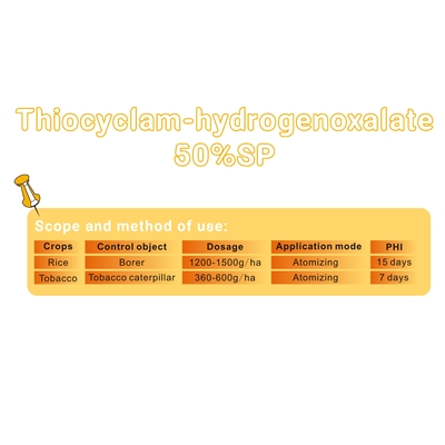 Thiocyclam Hydrogen oxalate 50%SP Chemical Pesticide Bed Bug Insecticide supplier