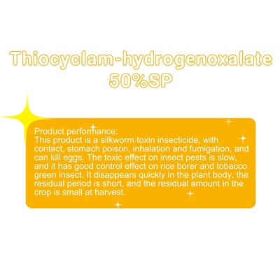 Thiocyclam Hydrogen oxalate 50%SP Chemical Pesticide Bed Bug Insecticide supplier