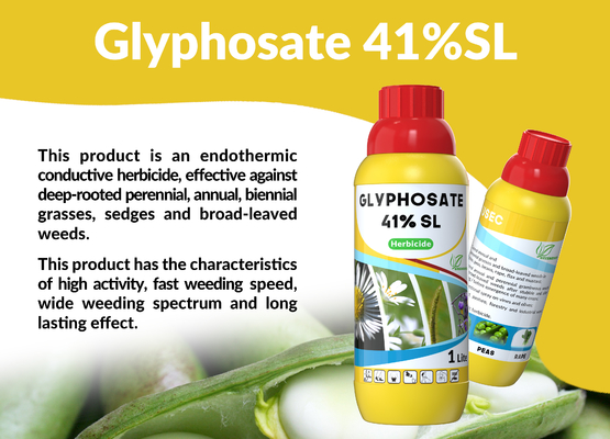 Glyphosate 41%SL Non Selective Herbicide Broadleaf Weed Killer CAS 1071-83-6 supplier